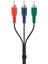 BLK-F3Y080BF2M 3xrca,m/m Metal Kablo, 2m, Siyah 1