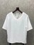 Oversize Bohem Kroşatalı Beyaz Pamuk Keten Tshirt 1