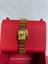 BS902025102A Retro Model Kare Kasa Zincirli Kordon Gold Kadın Kol Saati 2