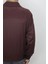 Fistan Store Erkek Bordo Ceket Yaka Klasik Kesim Rahat Kalıp Kolları Lastikli Yazlık Mont 5