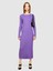 Sisley Viskoz Karışımlı Geniş Yaka Reglan Kol Uzun Elbise Kadın 3m1 Elbise - 324P1B7YMV00M 2