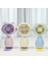 Mini USB Fan El Tipi ve Masaüstü Kullanım Tek Kademeli Kedi Tasarımı Şarj Edilebilir Mini Vantilatör Soğutucu 14CM Mini Fan YM88192 - Yeşil (YM88192 - Yeşil) 3