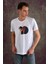 Staring Woman Erkek Baskılı T-Shirt 5
