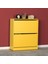 Adore Flat Duo 2 Katlı Geniş Ayakkabılık Dolabı - Sarı 3
