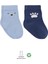 Bistyle Bear Penye Soket Çorap 2'li BS10116 Mavi 1