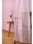 Tül Perde Pembe Pudra Kız Çoçuk Odası Bebek Mutfak Yatak Odası Düz Sade Tül Perde Sık Pileli 3