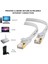 Cat7 Ethernet RJ45 Modem İnternet ADSL Kablosu 20M 10Gbps Flat Kablo 4453 3