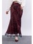 Saten Leopar Dantelli Uzun Etek 6750 1