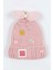 Kitti Çocuk Kız Kulaklı Bere (4-8 Yaş) K24130-02 Soft Pembe 1