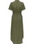 Onlnova Lıfe Elıte Izı Shırt Dress Solıd Kadın Yeşil Elbise - 15331928 2