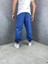 Rahat Kalıp Beli Lastikli Pamuklu Mavi Jogger 5