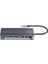7 Portlu USB 3.0 100W HDMI Tf/sd Kart Okuyucu Çoklayıcı Hub Gri 3