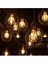 4W A60 LED Filament Ampul E27 Sarı Işık Dekoratif Vintage Aydınlatma (3, Amber Cam) 2