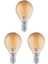 LED Filament Ampul 4 Watt E14 Duy Sarı Işık Dekoratif Vintage Aydınlatma (3, G45 Amber Cam) 1