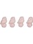 4lü Pembe Baykuşlu Biblo 9cm 1