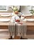 | %100 Pamuk Örme Runner 40 x 110 cm (Koyu Kahve) 1