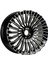 -S1022-01 8.0X18" -5X112 ET38 66.6 Deep Black Diamond Gloss Jant (4 Adet) 1