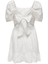 Onlsheıla Ss Short Emb Dress Wvn Kadın Beyaz Elbise - 15296335 4