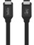 Usb4 USB C - USB C Kablosu 2,6 Ft (100 W'a Kadar Güç Sağlama, 40 Gb/sn Veri Aktarım Hızı ve Thunderbolt 3, USB 3.2 ve Daha Fazlası ile Geriye Dönük Uyumluluk ile USB If Sertifikalı) 2