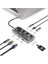 Hub Çok Fonksiyonlu, 8'li Bağlantı Noktası, Hdmı, USB 3.0, Sd Kart Okuyucu, Ethernet, Gümüş 2