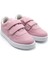 BURBER SÜET GÖRÜNÜMLÜ MESH ASTARLI ÇOCUK SNEAKER - PEMBE - 5002 - 26 1