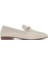 Kadın Bej Tokalı Deri Loafer 25SFD351518 1