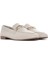 Kadın Bej Tokalı Deri Loafer 25SFD351518 3
