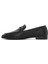 Kadın Siyah Tokalı Deri Loafer 25SFD351618 2