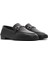 Kadın Siyah Tokalı Deri Loafer 25SFD351618 3