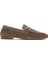 Kadın Vizon Tokalı Süet Deri Loafer 25SFD351610 1