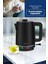 Chaidem Xl 2200 Watt Paslanmaz Çelik Damlatmaz Çelik Çay Makinesi ve Su Isıtıcısı Siyah 4