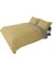 Queen Size Saten Nevresim Seti Sarı 3