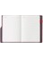 KN-809-BR Termo Suni Deri Not Defter, Bordo 2
