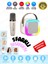 K12 Kablosuz Bluetooth Hoparlör Karaoke Mikrofon 5 Ses Efektli Rgb Hd Stereo ?Es Usb/Sd/Fm 1