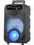 Kablosuz Hoparlör 8 Inç Büyük Boy Bluetooth Speaker Karaoke Mikrofon Işıklı Parti Fmradyo Aux Sd USB 5