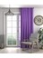 Mor Fon Perde,mor Kadife Dokulu Fon Perde,pilesiz Ekstrafor Büzgülü (Tek Kanat) 1
