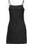 Onlcaro Lınen Blend Short Dress Pnt Kadın Siyah Elbise - 15255185 3