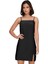 Onlcaro Lınen Blend Short Dress Pnt Kadın Siyah Elbise - 15255185 4