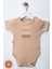 Unisex Bebek %100 Organik Pamuklu Bohem Baskılı 3-6-9-12 Ay 3lü Kısa Kollu Bebek Body Zıbın 2