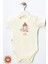 Unisex Bebek %100 Organik Pamuklu Bohem Baskılı 3-6-9-12 Ay 3lü Kısa Kollu Bebek Body Zıbın 4
