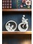 Kitap Okuyan Biblo Seti, Soyut Minimalist Şık Raf Dekorasyonu, 10-11-15CM Bioplastik Süs 1