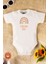 Unisex Bebek %100 Organik Pamuklu Dream Baskılı 3-6-9-12 Ay 3lü Kısa Kollu Bebek Body Zıbın 4