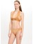 Kadın Ten Rengi Simli Büyük Üçgen Bikini Takımı 25SW040ST 4
