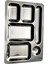 Paslanmaz Çelik Kahvaltılık Tabildot 1 Adet 28*19 cm Mini Metal Tabldot 2
