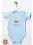Erkek Bebek %100 Organik Pamuklu Explore Baskılı 3-6-9-12 Ay 3lü Kısa Kollu Bebek Body Zıbın 3