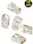 RJ11 Rj9 Jack Telefon Data Kablosu Sıkma Çakma Pensesi + Kablo Soyucusu +100 Adet RJ45 Jack Set 3