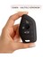 F10 F20 F30 3 Buton Smart Silikon Anahtar Kılıfı - Siyah 2