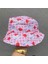 Hello Kitty Çilek Kolaj Çocuk Bucket Şapka 1