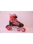 Paten Ayarlanabilir 2+1 Işıklı Metal Gövde Alıştırma Pateni Çanta Işıklı Paten 2