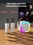 Çift Karaoke Mikrofonlu Kablosuz Bluetooth Hoparlör 5 Ses Efektli Rgb Hd Stereo Ses Usb/Sd/Fm 6